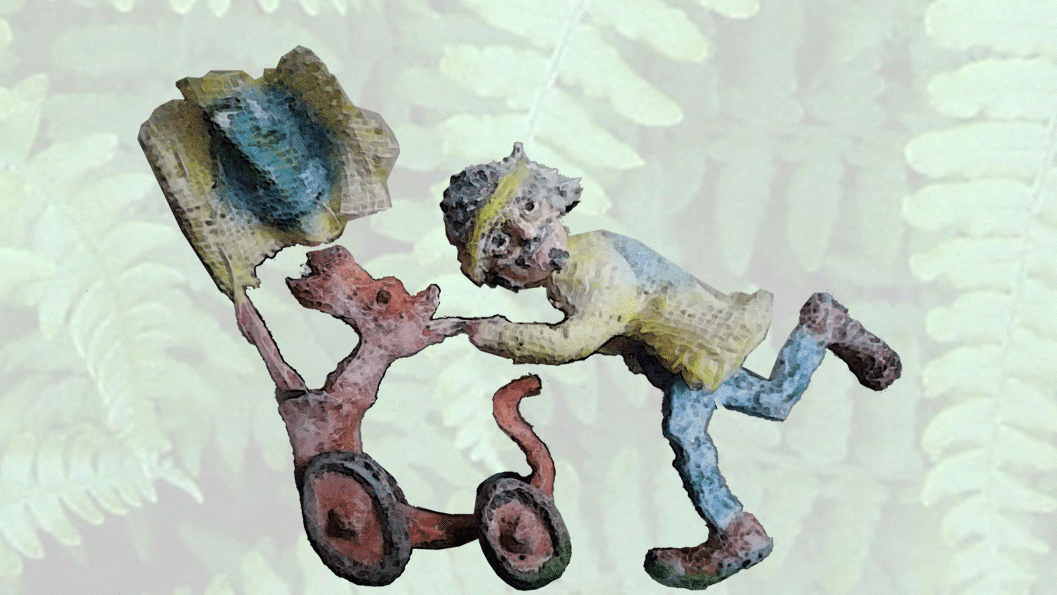 Alter Ego mit Rennhilfe